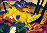 Golden Cow Poster por Franz Marc Golden Cow Poster por Franz Marc