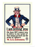 I Am Telling You Pósters por James Montgomery Flagg I Am Telling You Pósters por James Montgomery Flagg