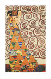 L'attente Sérigraphie par Gustav Klimt
