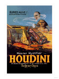 The Literary Digest: Houdini Buried Alive Photographie