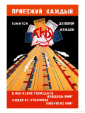 Russian Train Travel Plakat af V. Mayakovsky Russian Train Travel Plakat af V. Mayakovsky