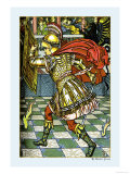 The Yellow Dwarf, Battle, c.1878 Affiche par Walter Crane