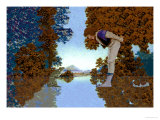 Knave and Frog Posters par Maxfield Parrish