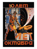 Ten Years of October Revolution Pósters