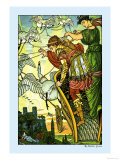 The Fairy of the Desert Carries Off the King, c.1878 Posters par Walter Crane