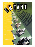 Giant on Virgin Soil Poster von Ruklevsky 