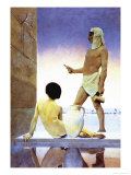 Egypte Affiche par Maxfield Parrish