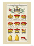 Crowns, Coronets and Mitres Posters by Hugh Clark