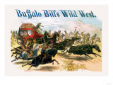 Buffalo Bill: Attack on Stagecoach Poster