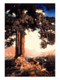 Hilltop Posters par Maxfield Parrish