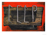 CCCP in Large Nails in Board Plakat af Gennadii Shlykov CCCP in Large Nails in Board Plakat af Gennadii Shlykov