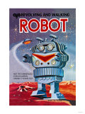 Revolving and Walking Robot Posters