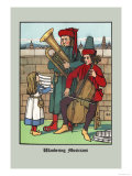 Wandering Musicians, c.1873 Posters by J.e. Rogers