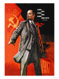 Lenin Lived, Lenin Is Alive, Lenin Will Live Lámina por Victor Ivanov Lenin Lived, Lenin Is Alive, Lenin Will Live Lámina por Victor Ivanov