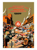 Leningrad State Trust for Food Industries Prints by M. Litvak