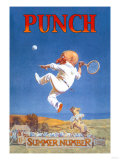 Punch: Gnome Playing Tennis Photo