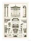 Temples of Antonius, Castor and Mars Posters par J. Buhlmann
