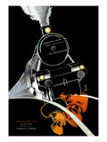 Turksib, Screaming Train Plakater av Stenberg Brothers Turksib, Screaming Train Plakater av Stenberg Brothers