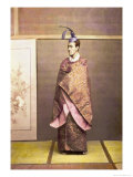 Man Wearing a Court Costume Foto von Baron Von Raimund Stillfried