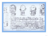 New York Central, Hudson Type, c.1944 Prints