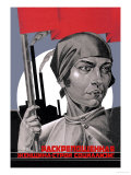 You Are Now a Free Woman, Help Build Socialism! Poster von Adolf Strakhov