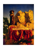 Scene from Snow White Affiches par Maxfield Parrish