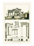 The Erechtheum at Athens Affiche par J. Buhlmann