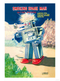 Smoking Space Man Posters