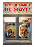 Time Presses for Fieldwork Kunstdrucke von Victor Govorkov