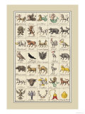 Heraldic Symbols: Sagittarius and Spinx Photo by Hugh Clark