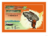 Atomic Disintegrator Repeating Cap Pistol Posters