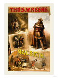 Thomas W. Keene as Macbeth, c.1884 Prints