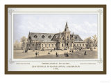 Pennsylvania Building, Centennial International Exhibition, 1876 Print by Thompson Westcott
