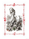Alice in Wonderland: Alice Tips over the Jury Box Posters par John Tenniel