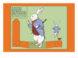 Alice in Wonderland: The White Rabbit Posters par John Tenniel