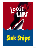 Loose Lips Sink Ships Reprodukcje