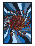 Jellyfish: Psychedelic Jellyfish Poster par Ernst Haeckel