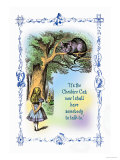 Alice in Wonderland: It's the Cheshire Cat Affiche par John Tenniel