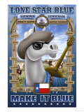 Lone Star Blue, Texas Posters by Richard Kelly