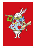 Alice in Wonderland: Horn and Hearts Kunstdrucke von John Tenniel