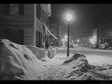 Snowy Night in Woodstock, Vermont Print by Marion Post Wolcott