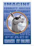 Make It Blue Imagine Poster Photo by Richard Kelly