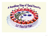 A Republican View of Social Security Stampa giclée A Republican View of Social Security Stampa giclée