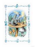 Alice in Wonderland: Advice from a Caterpillar Affiches par John Tenniel