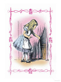Alice in Wonderland: Alice Tries the Golden Key Poster par John Tenniel