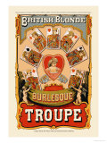 British Blonde Burlesque Troupe Posters by Sheridan Corbyn