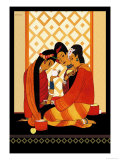 Burma-Gossip Prints by Frank Mcintosh