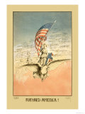 Forward America! Poster by Carroll Kelly