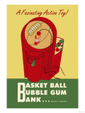 Basket Ball Bubble Gum Bank Posters