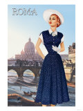 Roma Vatican View Fashion II Posters